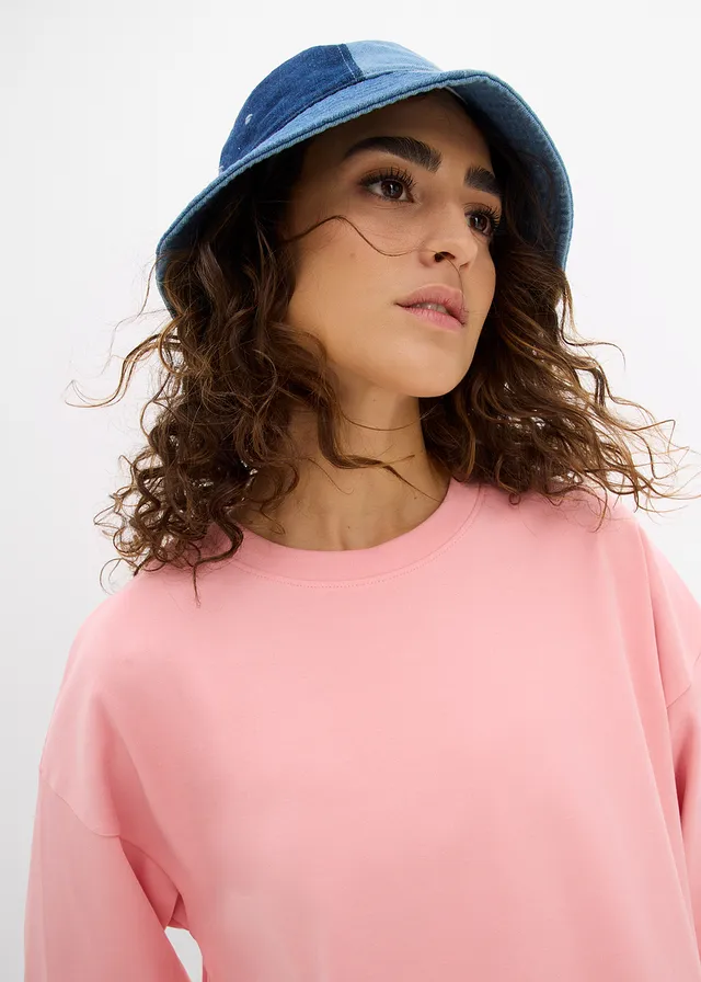 T-shirt long en interlock • rose pâle • product-page.page-title-suffix