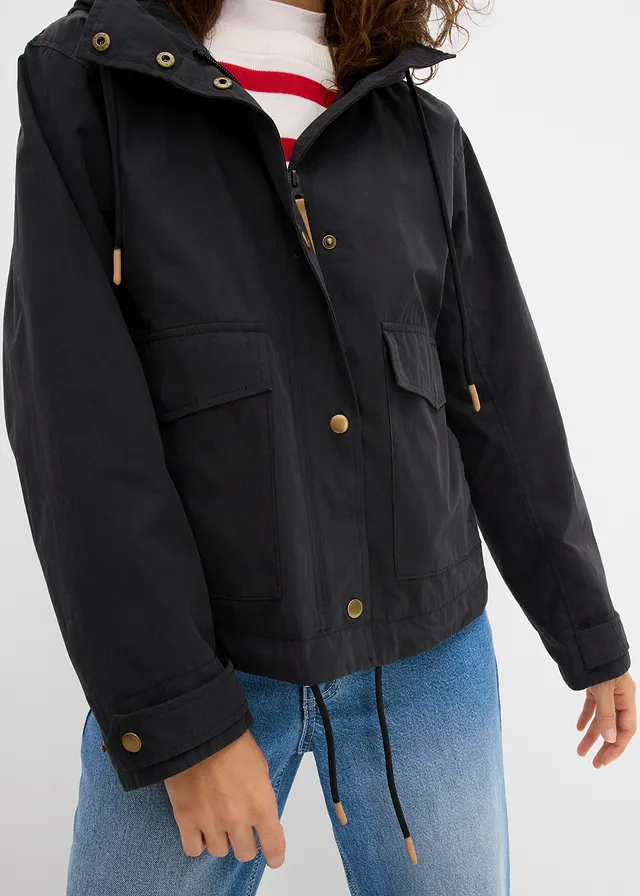 Veste mi-saison à capuche • noir • product-page.page-title-suffix