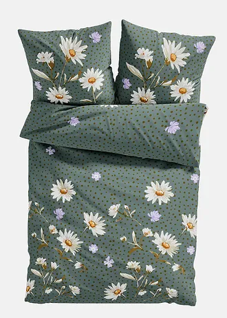 Linon dekbedovertrek • groen • bonprix online shop