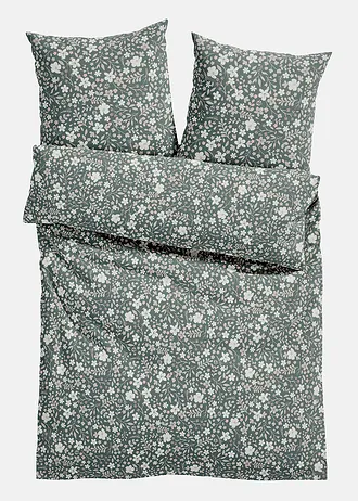 Linon dekbedovertrek • groen • bonprix online shop
