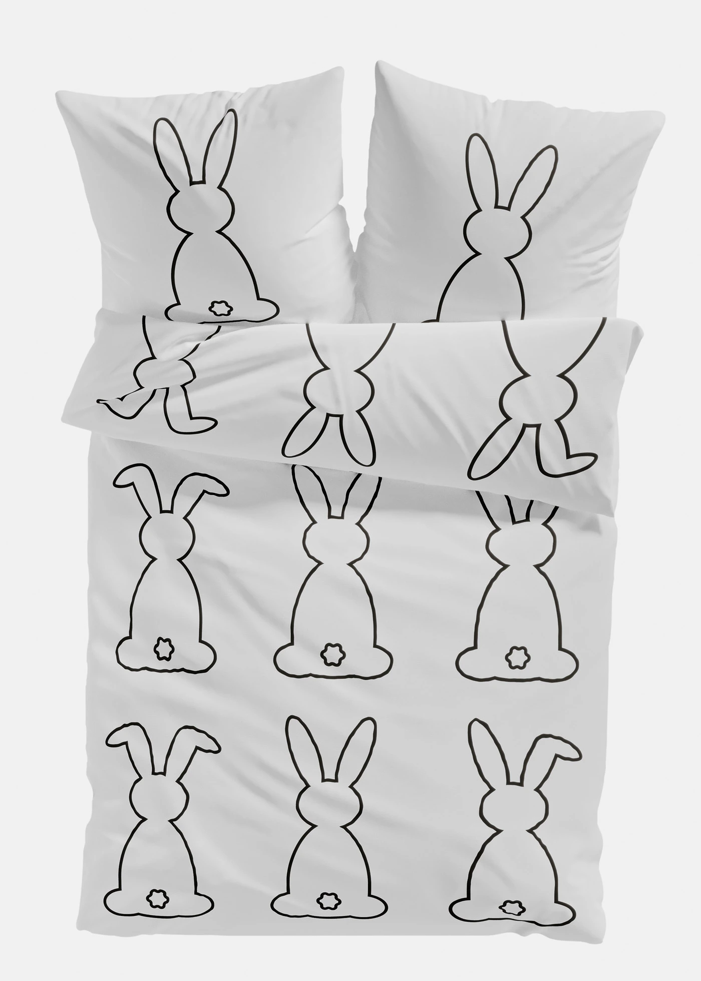 Povlečení z bavlněné směsi • černo-bílá • bonprix obchod