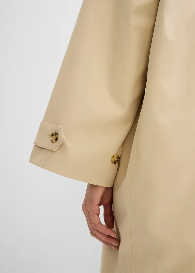 Trench-coat coupe trapèze • beige vert • product-page.page-title-suffix