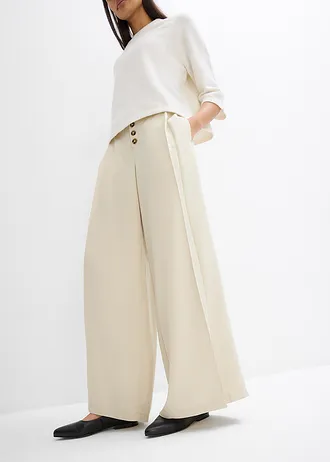 Twill broek van soepelvallend lyocell • licht olijfgroen • bonprix online shop