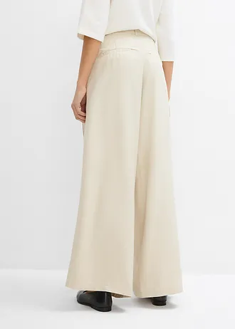 Twill broek van soepelvallend lyocell • licht olijfgroen • bonprix online shop