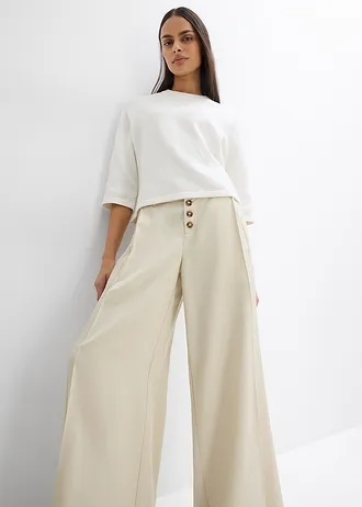 Twill broek van soepelvallend lyocell • licht olijfgroen • bonprix online shop