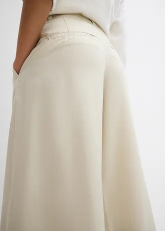 Twill broek van soepelvallend lyocell • licht olijfgroen • bonprix online shop