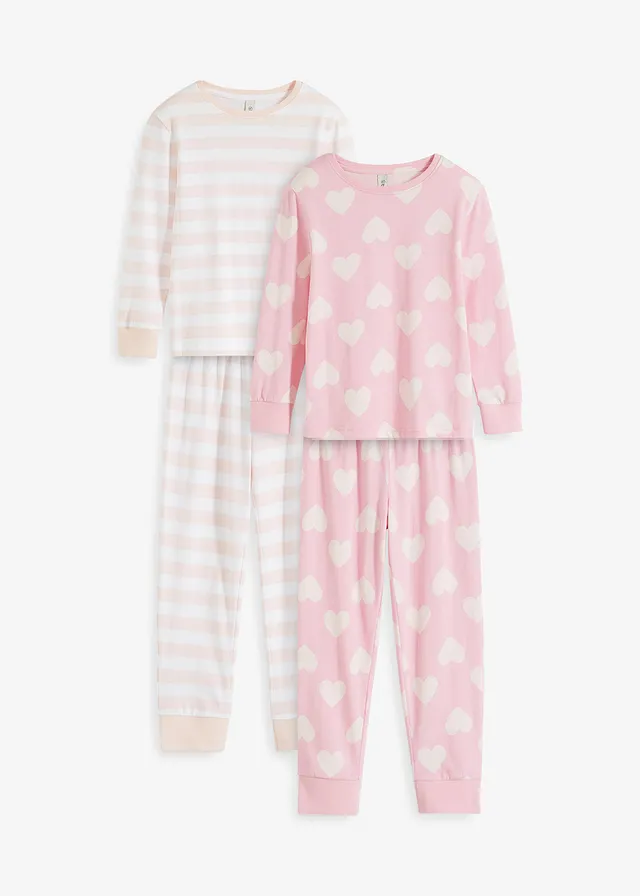 Pijama din bumbac organic 100% (set/ 4 piese)