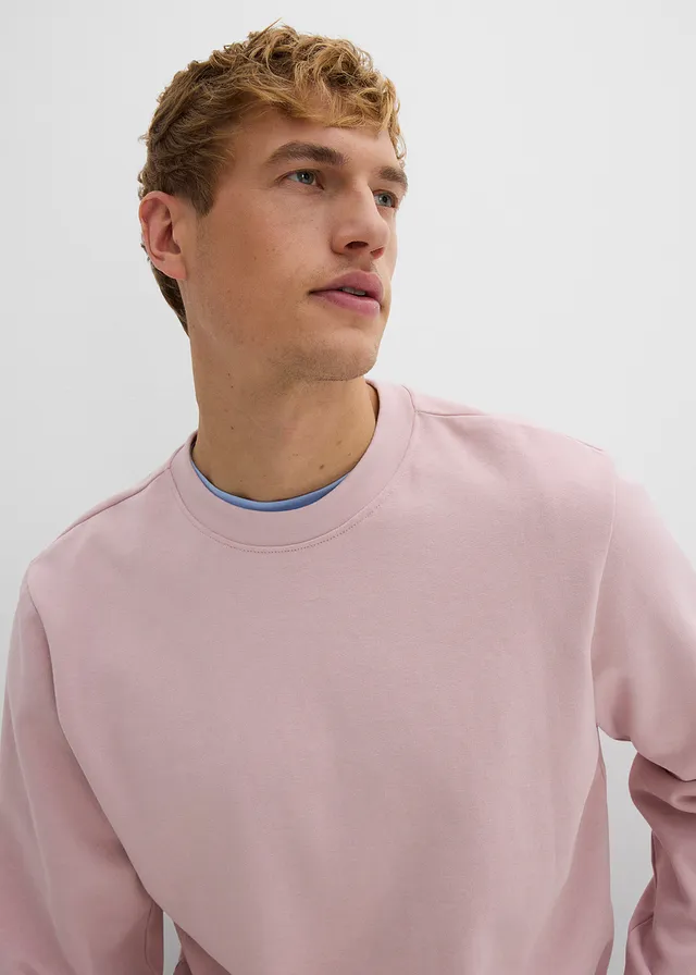 Mikina se střihem Regular Fit • matně růžová • bonprix obchod