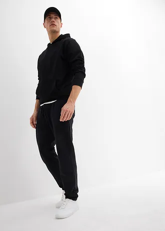 Mikina s kapucí, z čisté organické bavlny, Loose Fit • černá • bonprix obchod