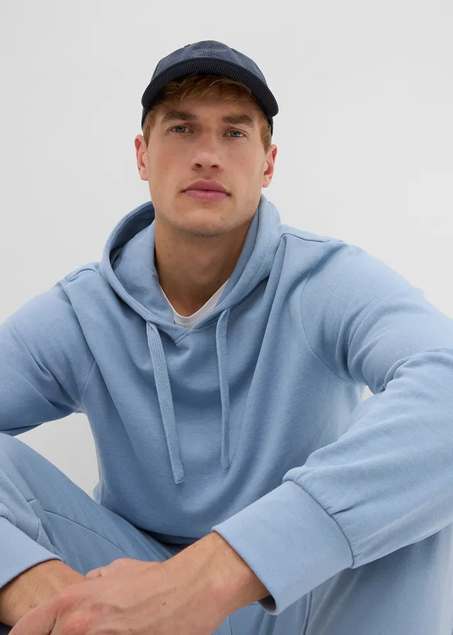 Mikina s kapucí, střih Regular Fit • světle modrá • bonprix obchod