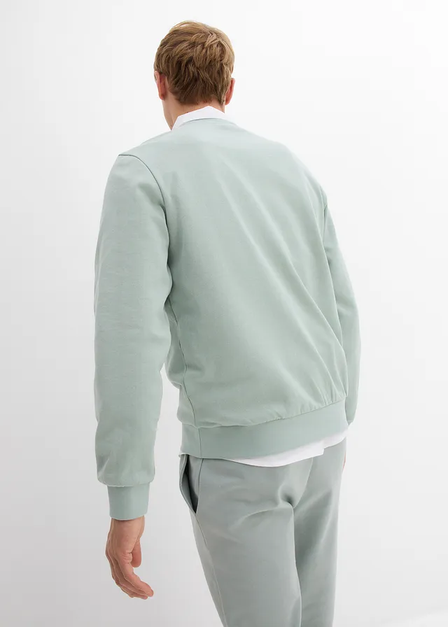 Mikina se střihem Regular Fit • šedozelená • bonprix obchod