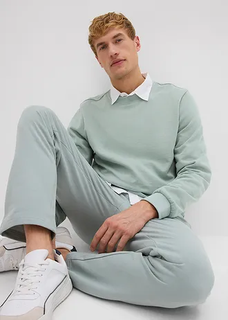 Mikina se střihem Regular Fit • šedozelená • bonprix obchod