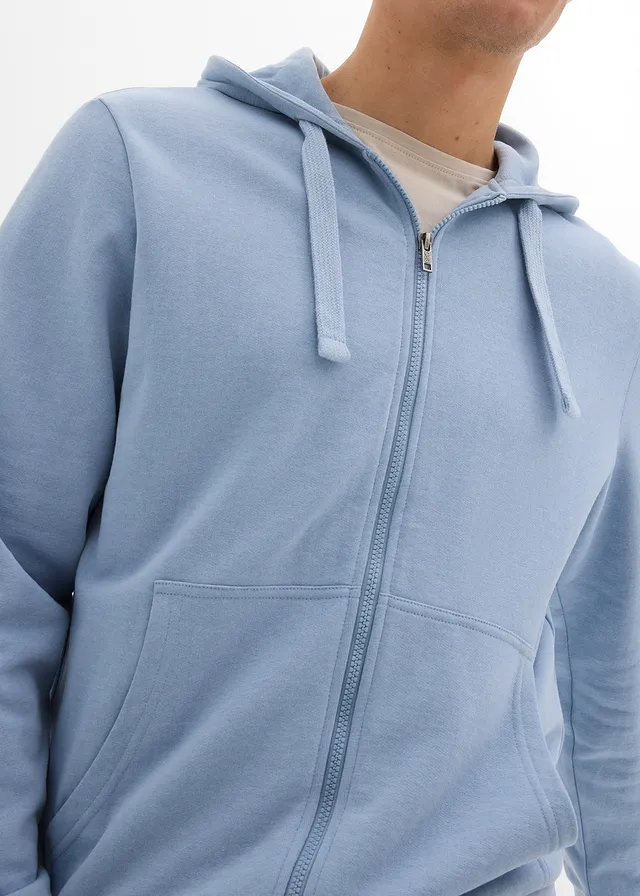 Sweat zippé à capuche, regular • bleu clair • product-page.page-title-suffix