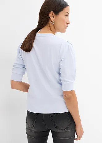 Sweat 100% coton, Couleur: bleu tendre