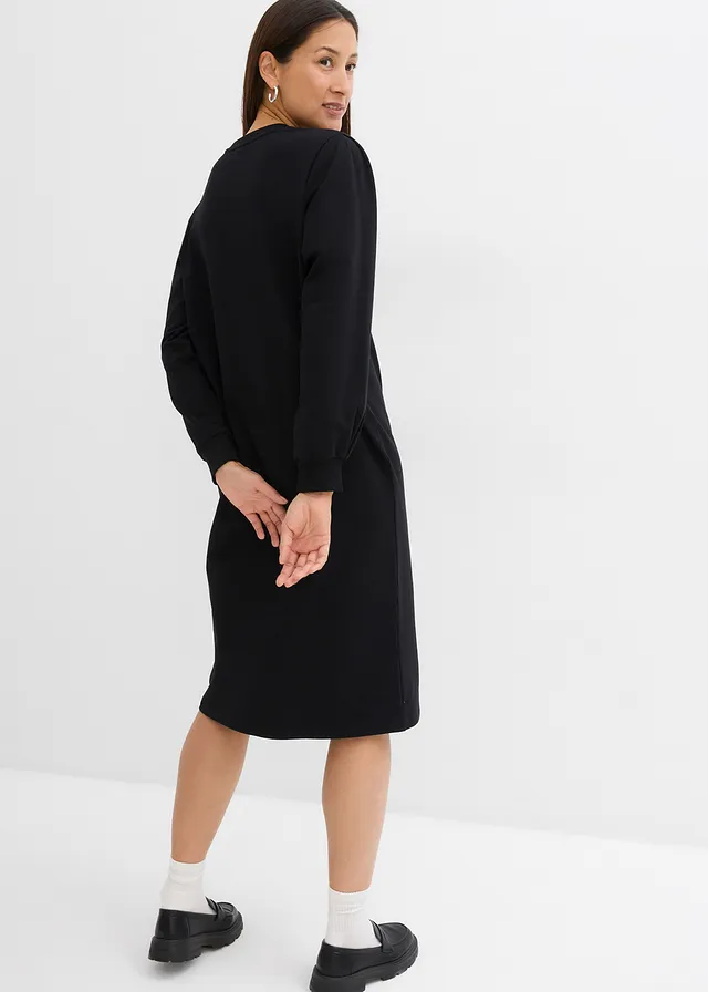Robe en molleton à manches bouffantes • noir • product-page.page-title-suffix