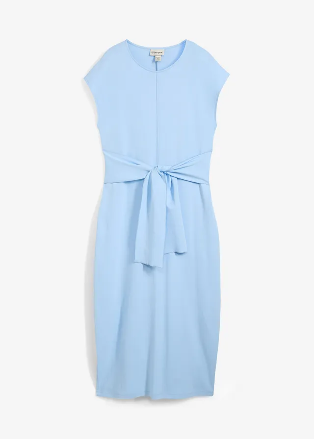 Robe midi en jersey • bleu clair • Boutique bonprix