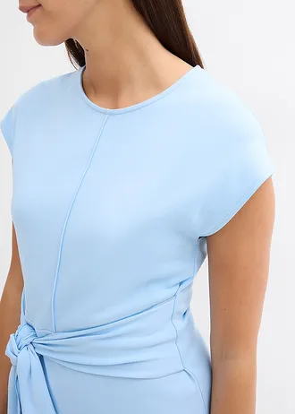 Robe midi en jersey • bleu clair • Boutique bonprix
