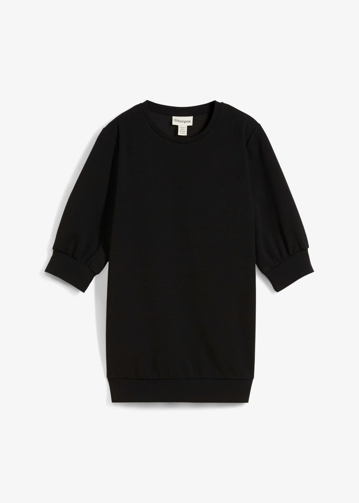 Wijde scuba sweater • zwart • bonprix online shop