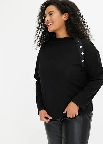 Sweater, Kleur: zwart