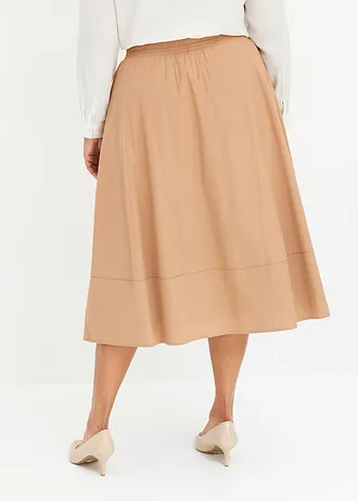 Midi-rok, Kleur: camel