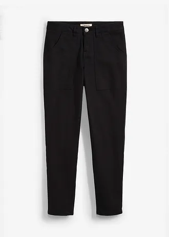 Twill broek in een elastische katoenmix