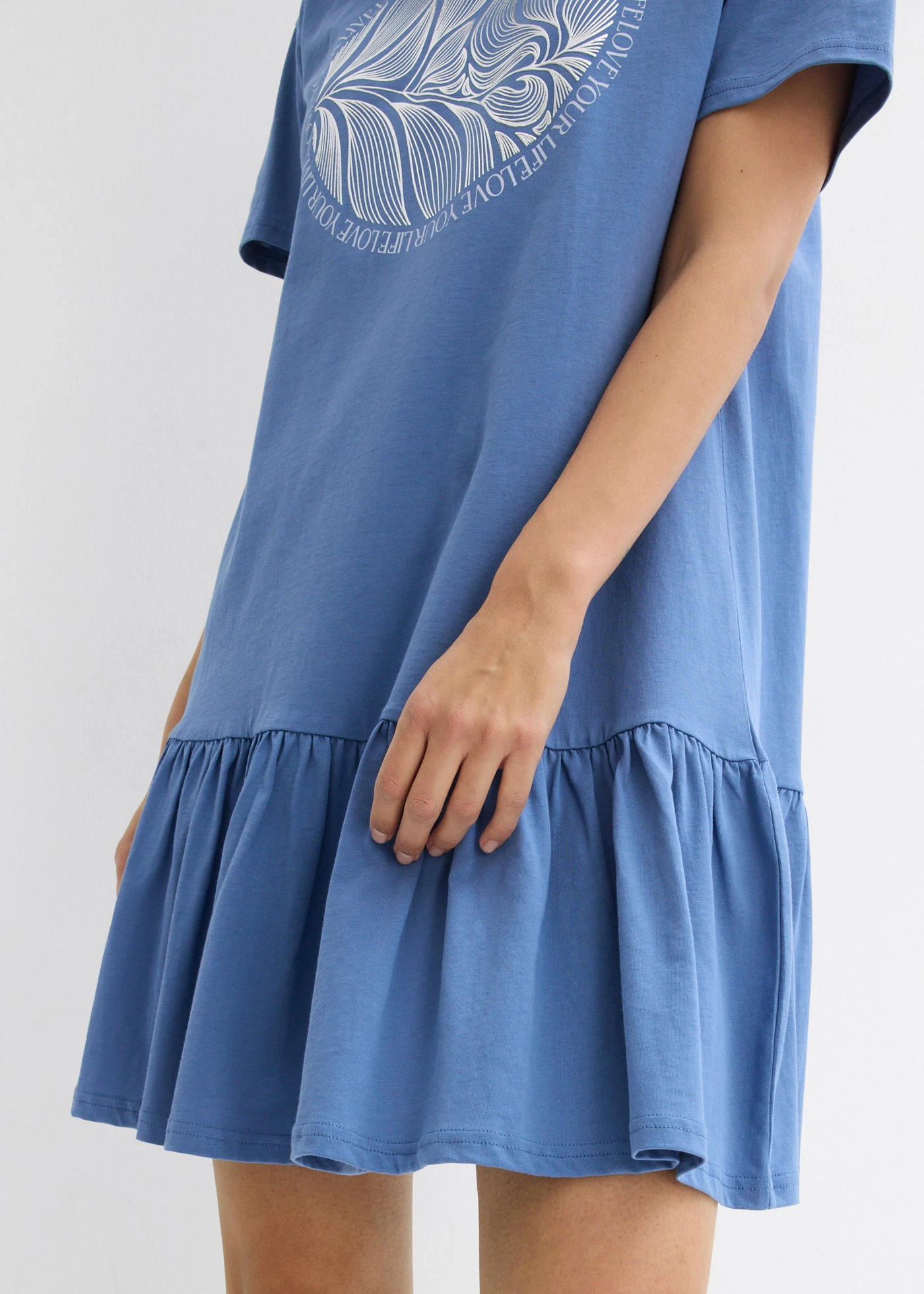 Sukienka z dżerseju • niebieski dżins • bonprix obchod