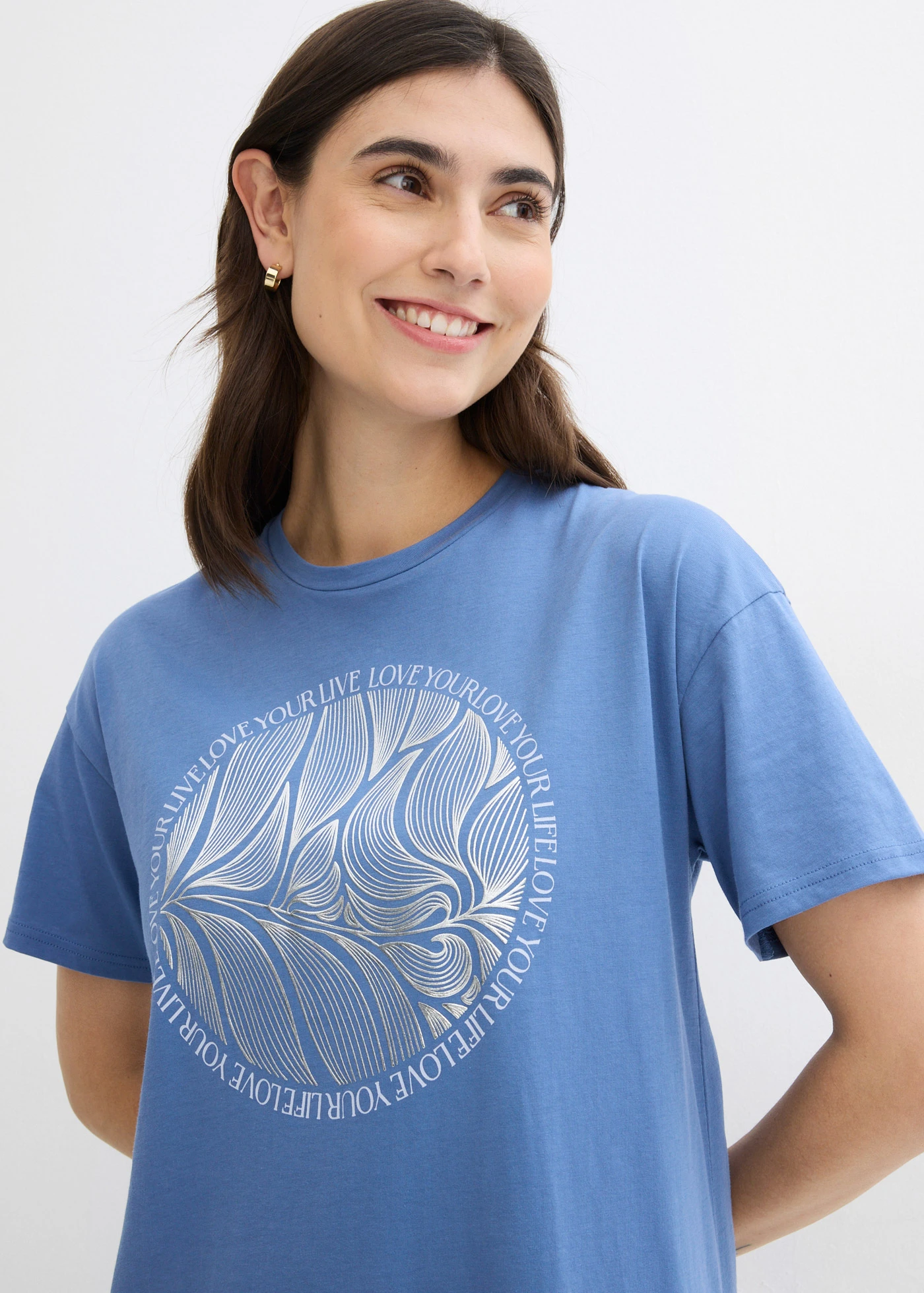 Sukienka z dżerseju • niebieski dżins • bonprix obchod