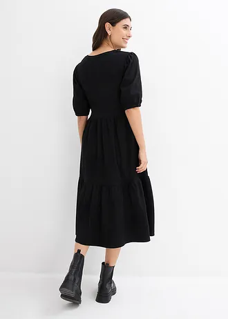 Shirtjurk van puur katoen • zwart • bonprix online shop