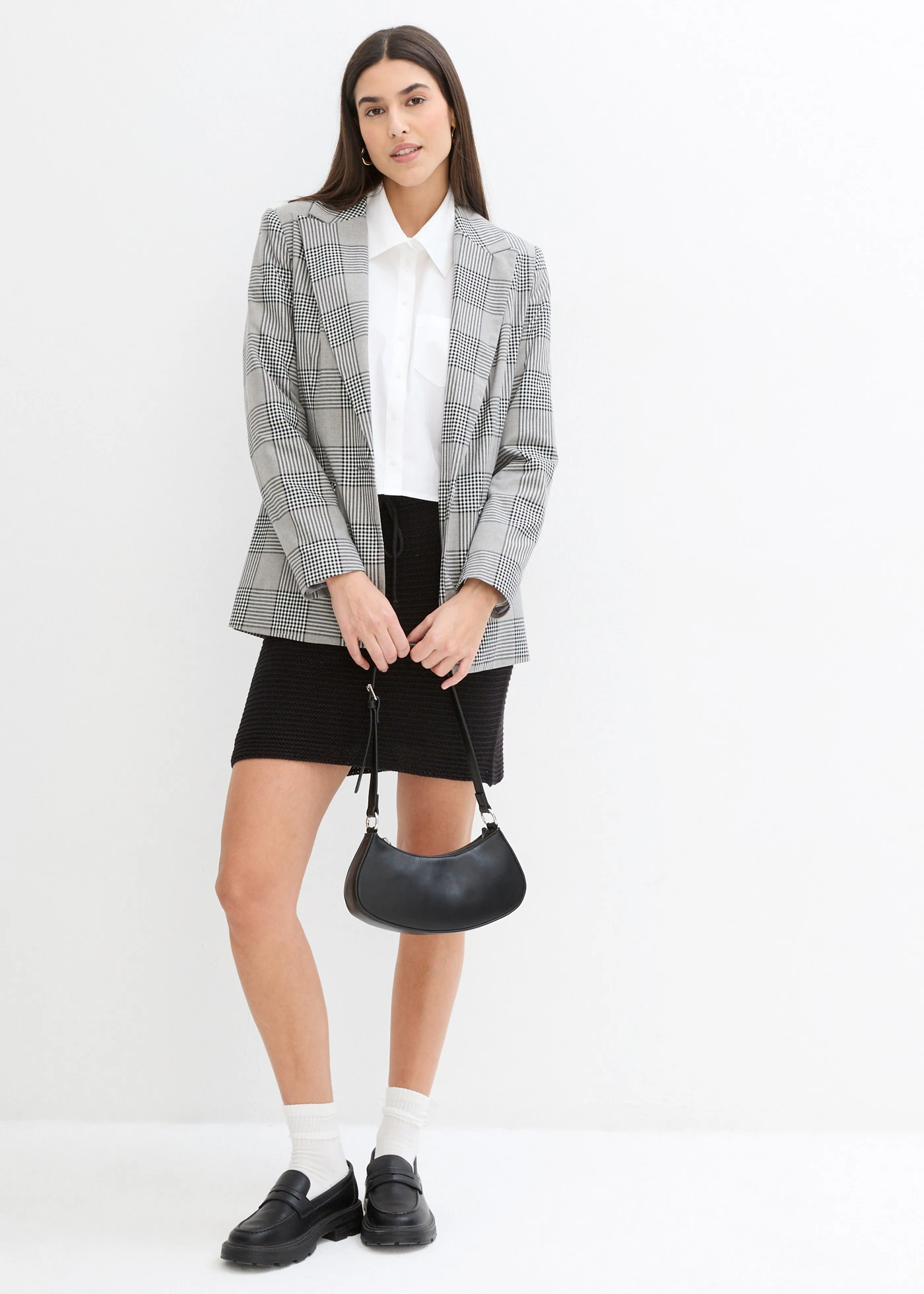 Minirok van kant, gevoerd • zwart • bonprix online shop