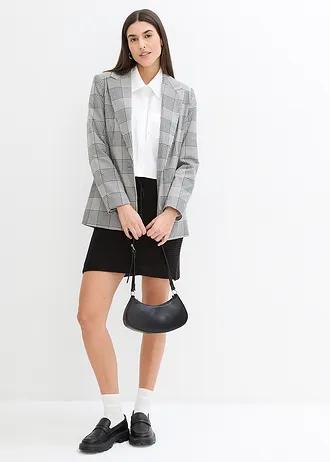 Minirok van kant, gevoerd • zwart • bonprix online shop