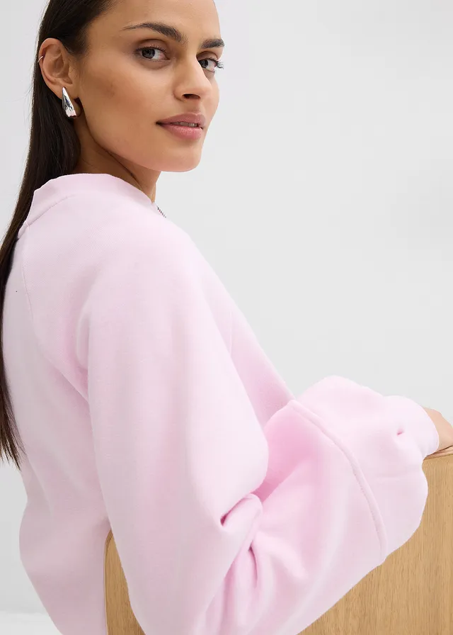 Bomber met ballonmouwen • lila poudre • product-page.page-title-suffix