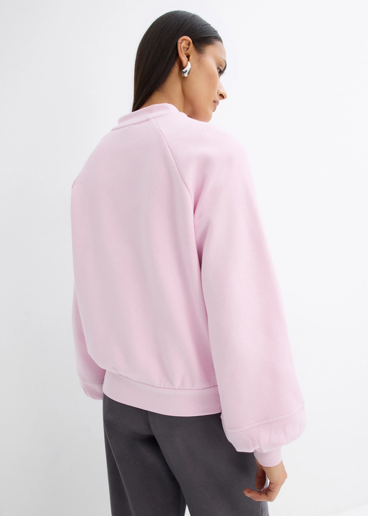 Bomber met ballonmouwen • lila poudre • bonprix online shop