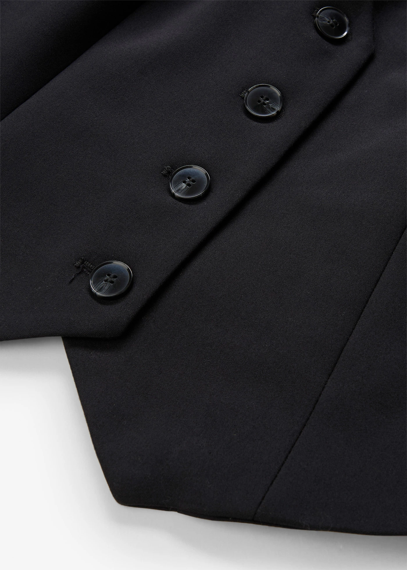 Vestă scurtă tip costum • negru • magazin bonprix