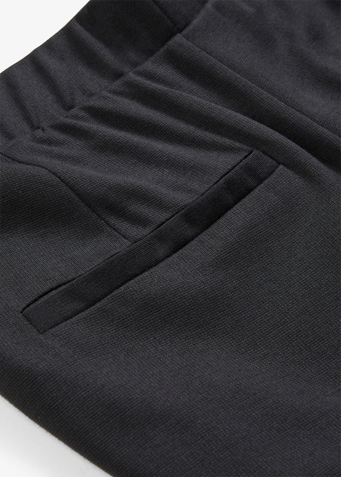 Pantalon palazzo en Punto di Roma confortable • noir • Boutique bonprix