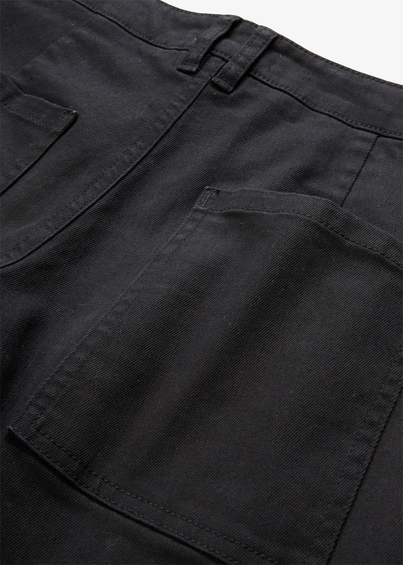 Twill broek in een elastische katoenmix • zwart • bonprix online shop