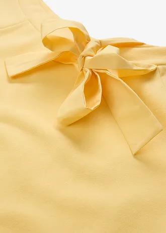 Sweat-shirt ample, asymétrique • jaune clair • Boutique bonprix