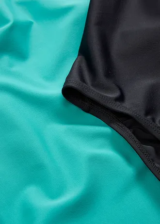 Badpak (set van 2), Kleur: zwart + mat turkoois