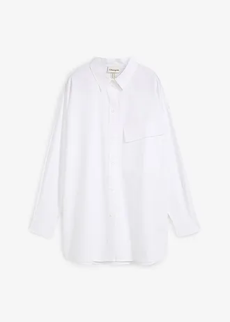 Lange blouse van katoen