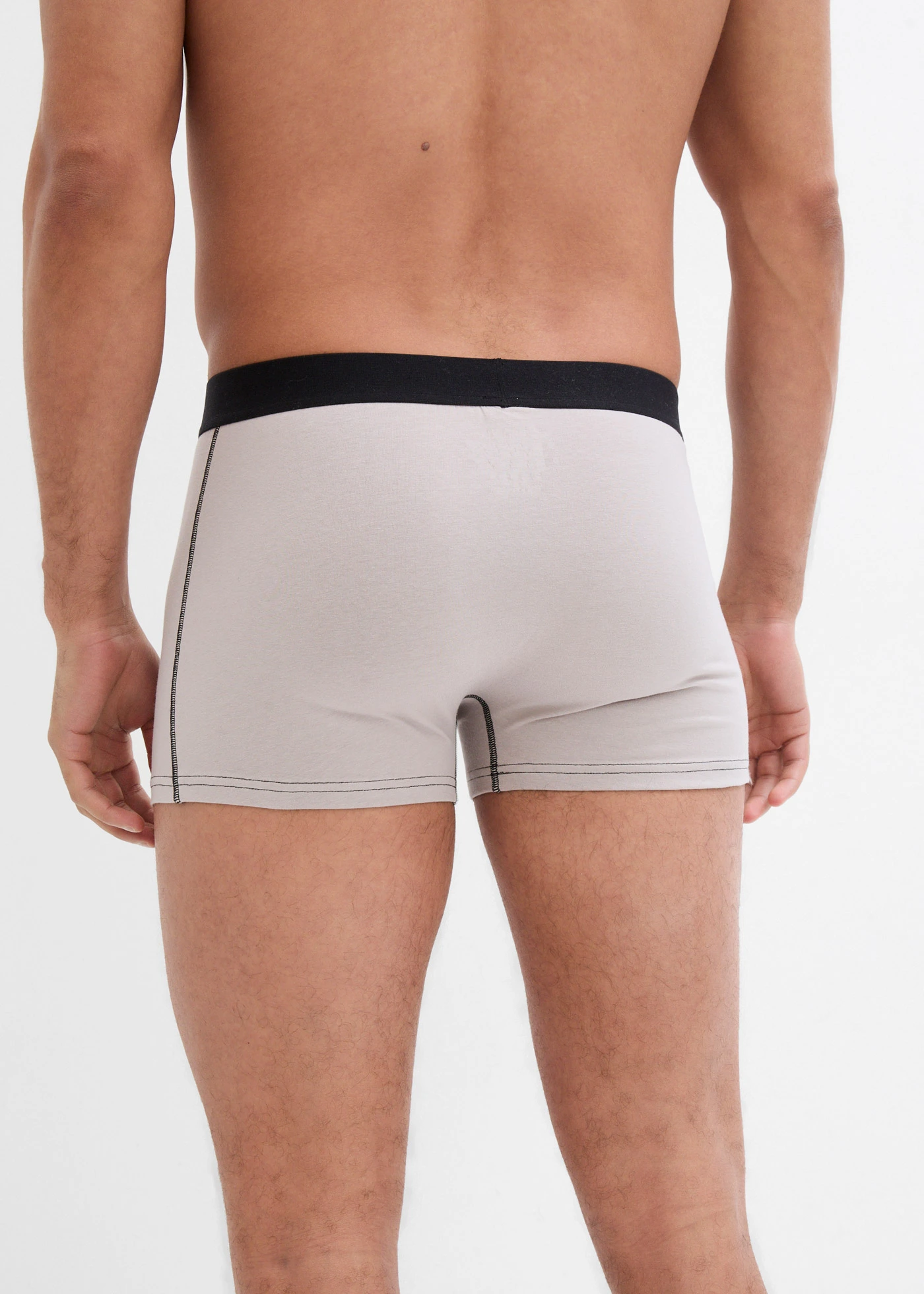 Strakke boxer met katoen (set van 3) • zwart+lichtgrijs • bonprix online shop