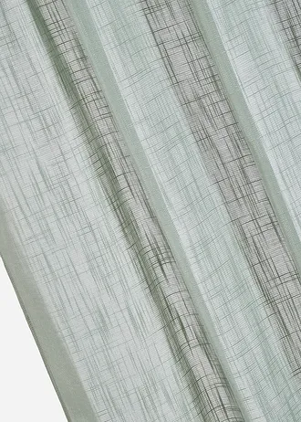 Lot de 2 rideaux texturés • vert tendre • Boutique bonprix