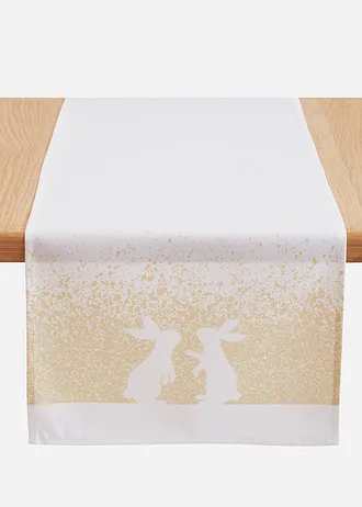 Chemin de table avec imprimé lapins