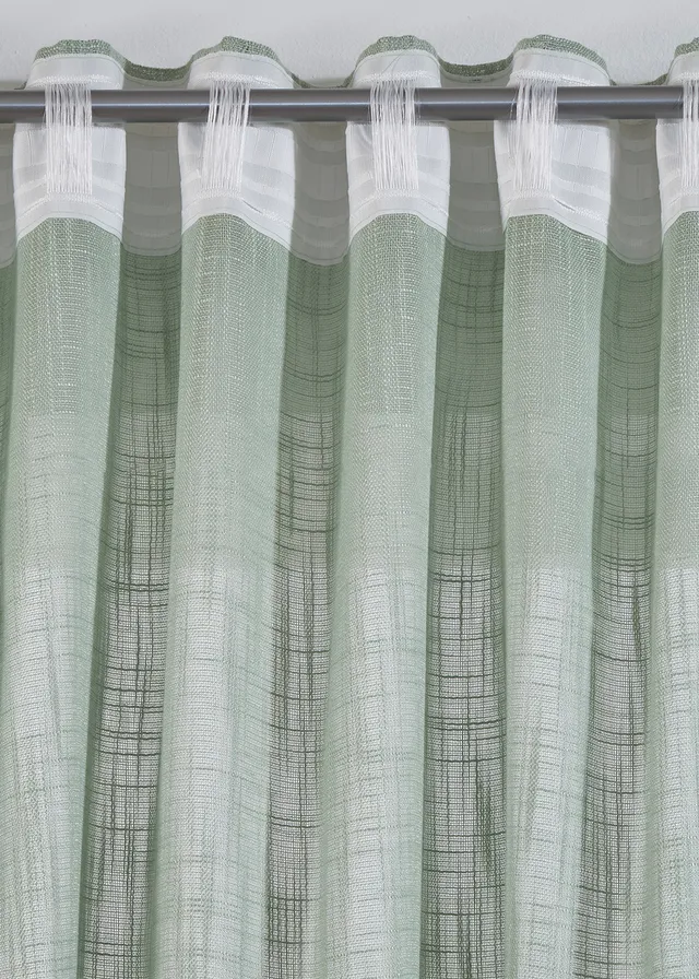 Lot de 2 rideaux texturés • vert tendre • product-page.page-title-suffix