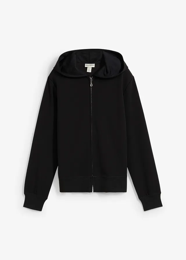 Sweatvest scuba met lange mouwen