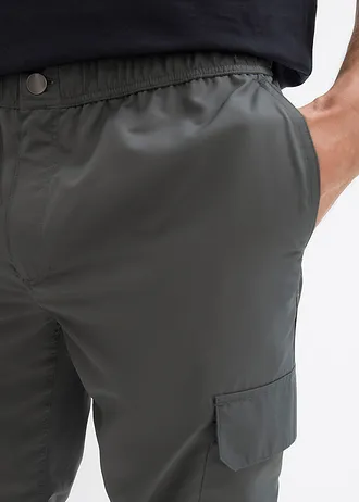 Ultralichte cargo instapbroek met bionic finish, waterafstotend • antraciet • bonprix online shop
