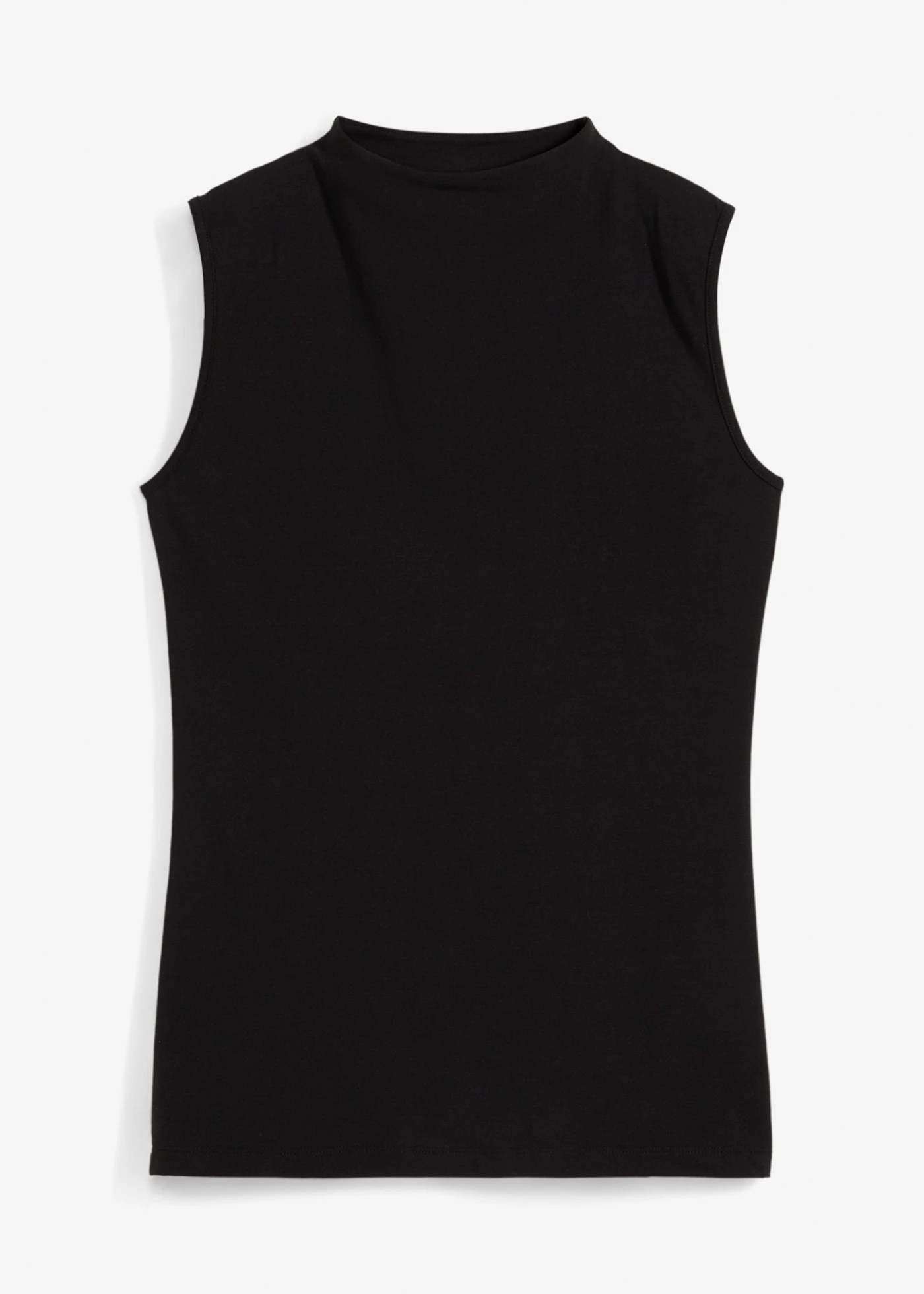 Top din mix de material elastic cu bumbac • negru • magazin bonprix