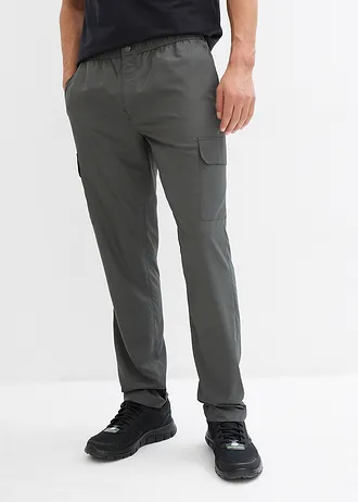 Ultralichte cargo instapbroek met bionic finish, waterafstotend • antraciet • bonprix online shop