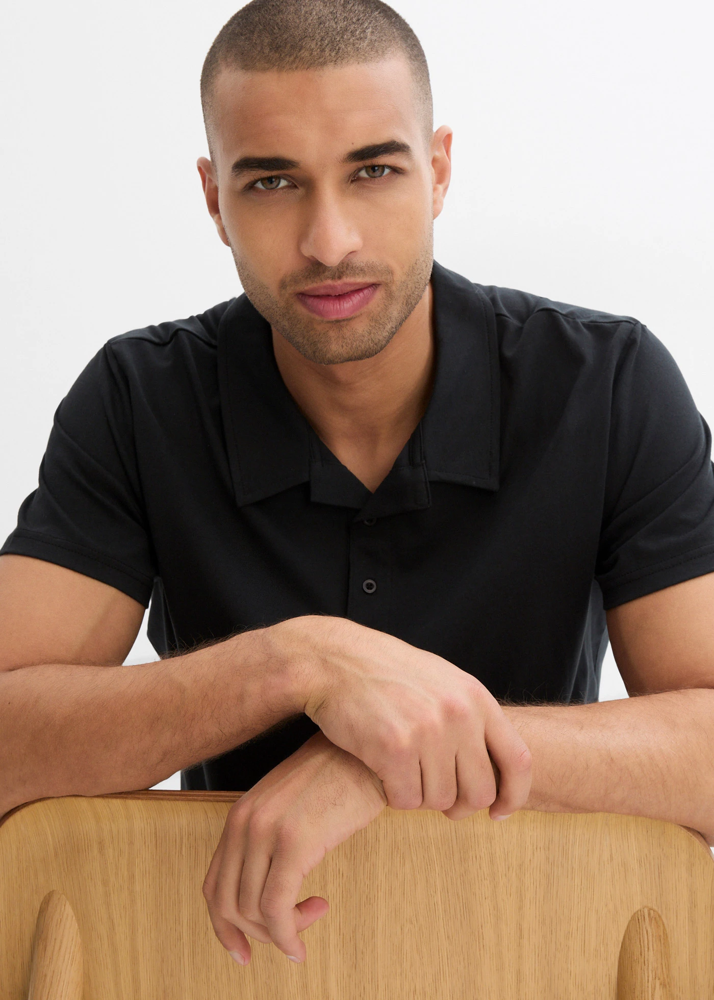 Pólo tričko z čisté organické bavlny • černá • bonprix obchod