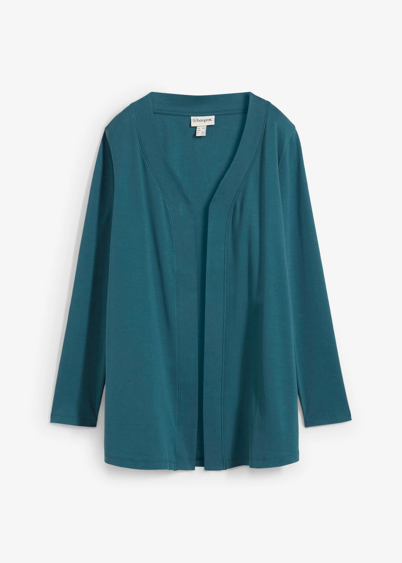 Cardigan van biologisch katoen • pepergroen • bonprix online shop