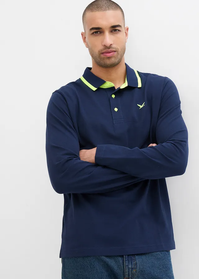 Polo en maille piquée 100% coton • bleu foncé • product-page.page-title-suffix