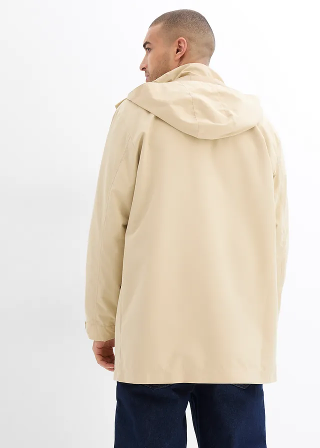 Lang jack, loose fit, Kleur: groenbeige